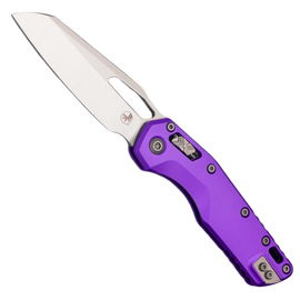 Microtech MSI S/E Knife Purple Aluminum, Stonewashed M390MK by Tony Marfione (210-10PU)