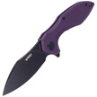 Kubey Knife Noble, Purple G10, Dark Stonewashed D2 (KU236E)