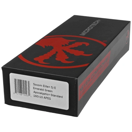 Nóż składany Microtech Socom Elite S/E-M Emerald Green Aluminum, Apocalyptic M390 by Tony Marfione (160-10APEG)