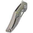 Bestech The Reticulan Neck Knife Grey/Colorful Titanium, Stonewashed/Satin CPM S35VN by Elijah Isham (BT1810E)