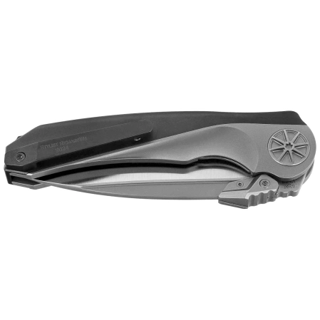 Rike Knife Tissot Black Titanium, Satin M390 (RK-Tissot 1-B)