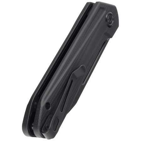 Kubey Royal Knife Black G10, Dark Stonewashed D2 by Colin Maisonpierre (KU321H)