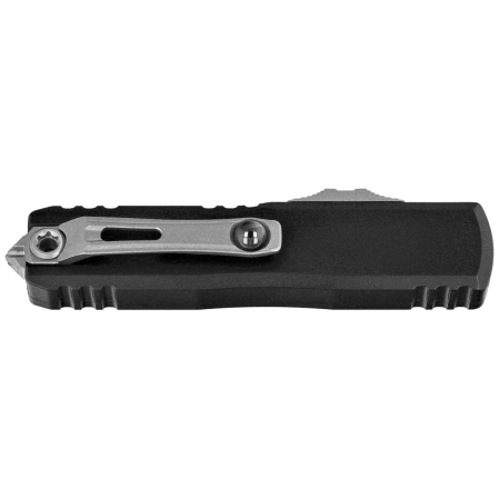 Nóż automatyczny OTF Microtech UTX-85 Gen IV D/E Black Aluminium, Stonewashed M390MK by Tony Marfione (12324-10)