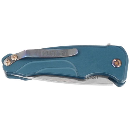Medford Knife Smooth Criminal Tumbled Blade, Blue Handle, Flamed HW/Clip, S45VN (MK0394TQ-44AU-TFCF-Q4)