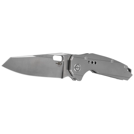 Bestech Nyxie Grey Titanium, Stonewashed/Satin CPM S35VN by Todd Knife and Tool Knife (BT2209A)
