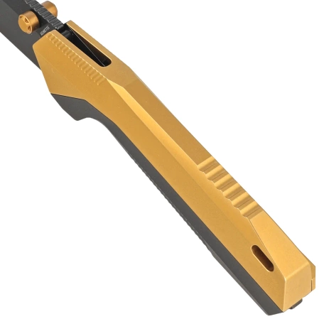 Nóż składany Remette RT-WK1-C Golden/Charcoal Grey/DLC Titanium, DLC M390