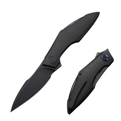 Nóż składany WeKnife Krait Snake Black Titanium, Polished Gray M390 by Tashi Bharucha (WE24084-1)