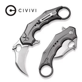 Civivi Incisor II Knife Gray Aluminum, Satin Nitro-V (C16016B-3)