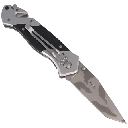 Herbertz Solingen Rescue Black G10 / Stainless, Camo-Design Blade (44069 - 226912)