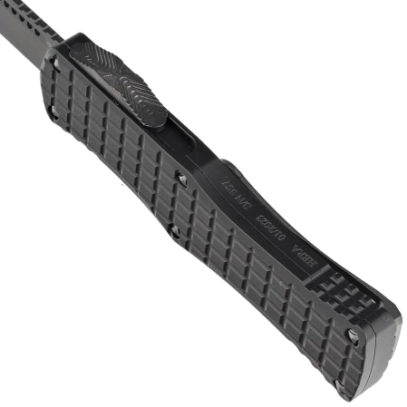 Nóż automatyczny OTF Microtech Hera S/E Frag Signature Black Aluminium Shadow, Black DLC by Tony Marfione