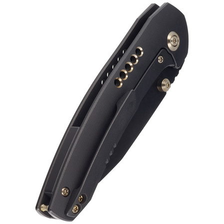 Nóż składany WE Knife Trogon Black Titanium, Black Stonewashed CPM 20CV by Brian Brown (WE22002B-2)
