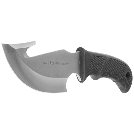 Muela Grizzly-12G Black ABS, Satin X50CrMoV15 knife