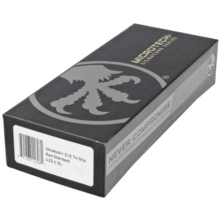 Nóż automatyczny OTF Microtech Ultratech D/E Sith Lord Signature Tri-Grip Black Aluminium, Red M390 by Tony Marfione (122-1SL)