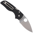 Spyderco Lil' Native G-10 Black Compression Lock PlainEdge Knife (C230GP)