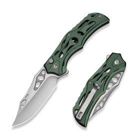 Nóż składany Civivi Biophase Green Aluminium, Satin Nitro-V (C23083-1)