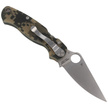 Spyderco Para Military 2 G-10 Camo PlainEdge Knife (C81GPCMO2)