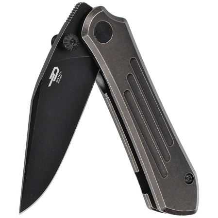 Nóż składany Bestech Icarus Black-Bronze Stonewashed Titanium, Black Stonewashed M390 by Nick Rogers (BT2302B)