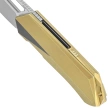 Remette RT-Woodpecker Knife Gold Titanium, Hand Grinding Pearlescent M390 (RTWP-G)