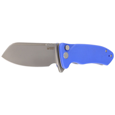 Kubey Creon Knife Blue G10, Beadblasted AUS-10 (KU336C)