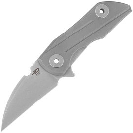 Bestech 2500 Delta Knife Dark Gray Titanium, Bead Blasted CPM S35VN by Poltergeist Works (BT2006B)