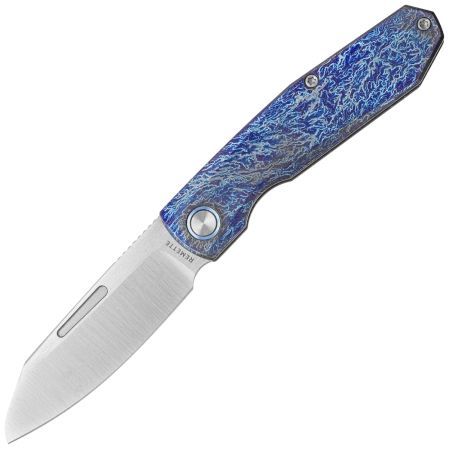 Remette Squirrel Knife Lightning Titanium, Manual Fine Grinding Satin M390 (RTDP-V)