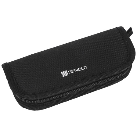 Sencut Bocll II Burgundy G10, Black Stonewashed D2 by Brad Zinker knife (S22019-3)