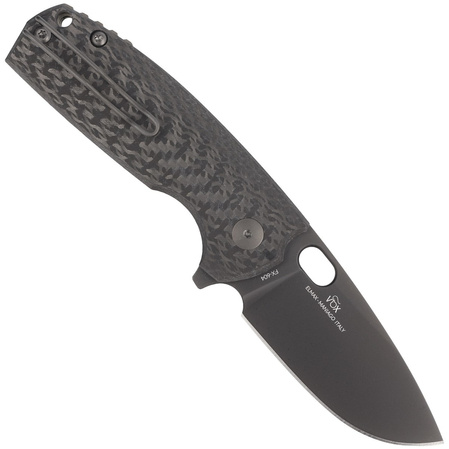 Nóż składany FOX Core Black Carbon Fiber, PVD Elmax by Jesper Voxnæs (FX-604 CF)