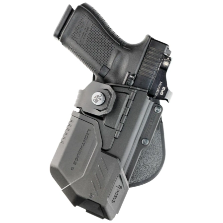 Kabura Fobus, Glock 19, 19X, 23 (Wykluczone 23 i 22 Gen 5), 32, 45 kabura taktyczna + Latarki i jednostki ochrony laserowej (RBT19G2 Bundle)