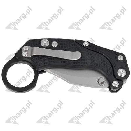 Nóż grawitacyjny Reate EXO-K Gravity Karambit Black Aluminium, Stonewashed N690
