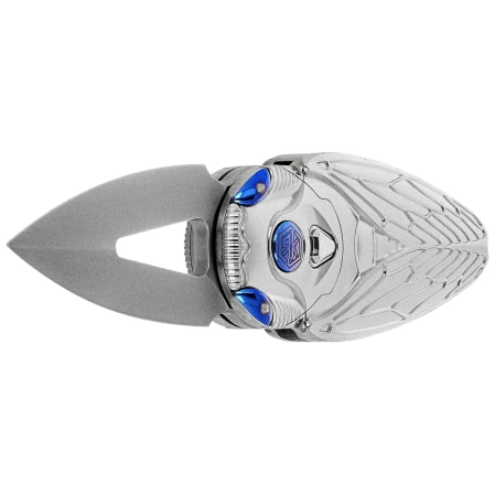 Nóż składany Rike Knife RK Cicada-P Grey Titanium, Bead Blasted M390