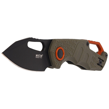 Nóż składany MKM Isonzo Clip Point Green FRN, Black Idroglider N690 by Jesper Voxnæs (MKFX03-3PGO)
