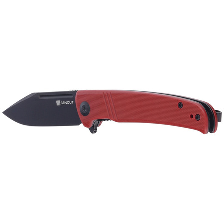 Nóż składany Sencut Brazoria Burgundy G10, Black Stonewashed D2 (SA12C)