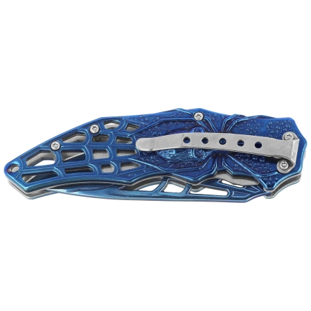 Nóż składany Herbertz CJH 3D Spider Blue Titanium Steel, Blue Titanium 420 (44097)