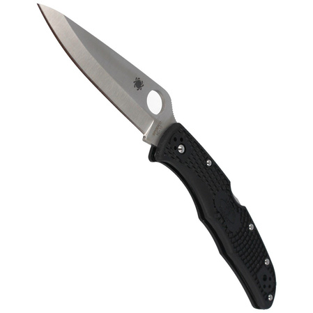Spyderco Endura 4 FRN Black PlainEdge Knife (C10PBK)