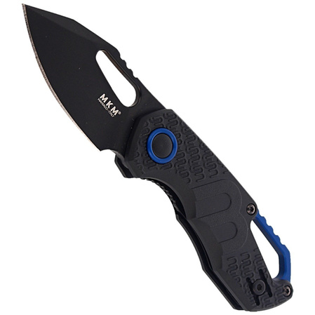 MKM Isonzo Clip Point Knife Black FRN, Black Idroglider N690 by Jesper Voxnæs (MK FX03-3PBK)