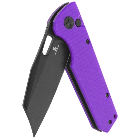 Bestechman Guardian Knife Purple G10, Black PVD D2 (BMK11H)