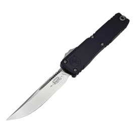 Microtech Ultratech Gen IV S/E OTF Knife Graphite Aluminum, Stonewashed M390MK by Tony Marfione (11214-10GP)