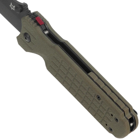 Fox Predator Evolution Automatic Knife OD Green FRN, Black Idroglider Niolox (FX-449 OD)