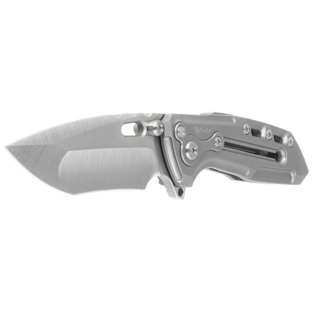 Reate T1000-V2 Titanium Bead Blasted Knife, Stonewashed/Satin M390 by Alvin Lee