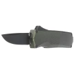 Tekto A5 Spry Mini D/P OD Green Aluminum OTF Knife, Black CPM S35VN