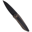 Nóż składany WE Knife Black Void Opus Bronze Titanium / Black G10, Black Stonewashed CPM 20CV by Justin Lundquist (2010C)