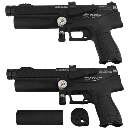 Hatsan Velox T50 .50 cal PCP Pistol for balls 15J
