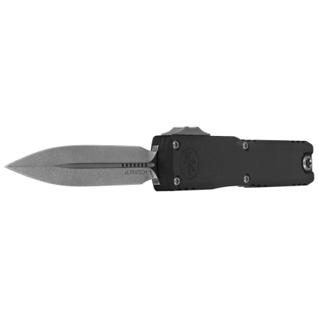 Microtech Ultratech Gen III ZBP D/E OTF Knife Black Aluminum, Stonewashed M390MK by Tony Marfione (1122-10)
