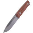 LionSteel Bushcraft Knife Santos Wood, Stone Washed Sleipner by Molletta (B41 ST)