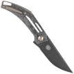 WE Knife Speedliner Shredded Carbon Fiber, Black Stonewashed CPM 20CV by Tashi Bharucha (WE22045B-2)
