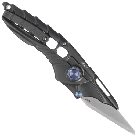 Nóż składany RikeKnife Alien 1 Black DLC Titanium, Satin M390 (RK-Alien1-B)