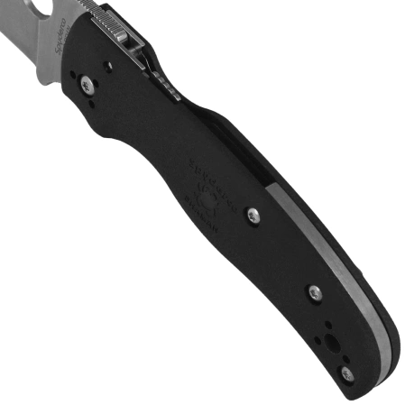 Nóż składany Spyderco Shaman Lightweight Black FRN, Satin CTS BD1N by Sal Glesser (C229PBK)