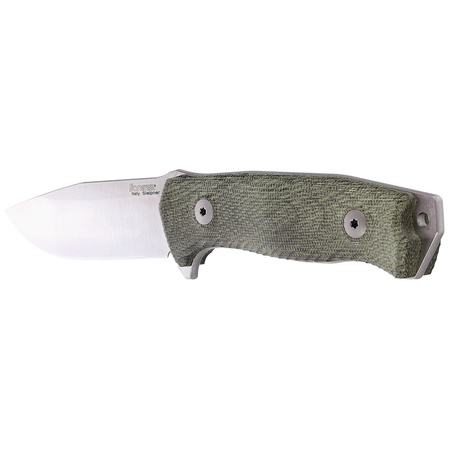 LionSteel M5 Green Canvas Micarta, Satin Blade Sleipner (M5 CVG)