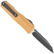 Nóż automatyczny OTF Microtech Cypher II S/E Tan Aluminium, Black M390MK by Deryk Munroe i Tony Marfione (1241-1TA)