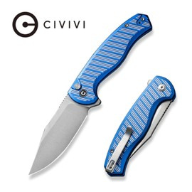 Civivi Knife Stormhowl Bright Blue Aluminum, Satin Nitro-V (C23040B-2)